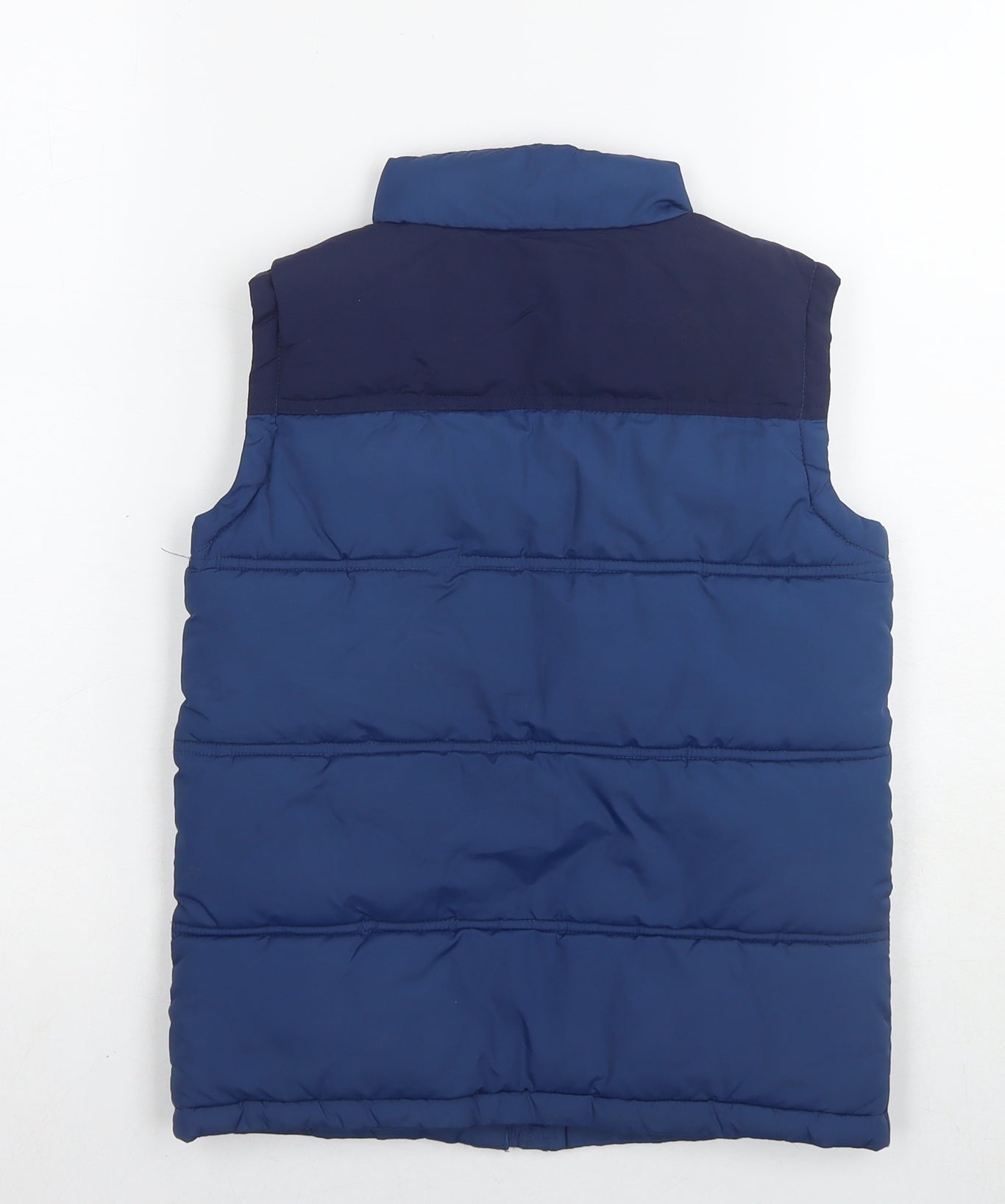 Peter Storm Boys Blue Gilet Waistcoat Size 7-8 Years Zip