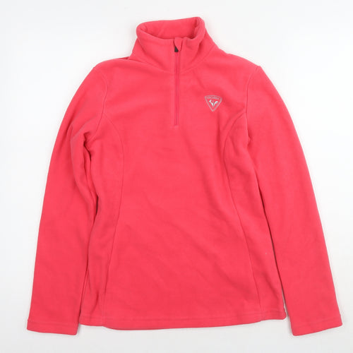 Rossingol Womens Pink Polyester Pullover Sweatshirt Size 14 Pullover