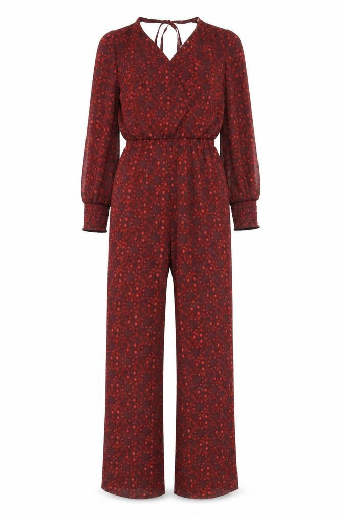 Alice + Olivia Womens Multicoloured Floral 100% Polyester Jumpsuit One-Piece Size L L32 in