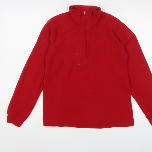 F.LLI Campagnolo Mens Red Polyester Pullover Sweatshirt Size S