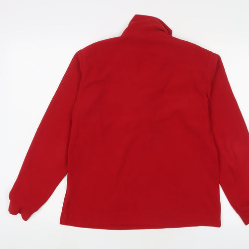 F.LLI Campagnolo Mens Red Polyester Pullover Sweatshirt Size S