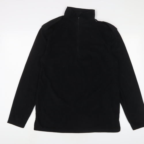 Churchill Mens Black Polyester Pullover Sweatshirt Size M