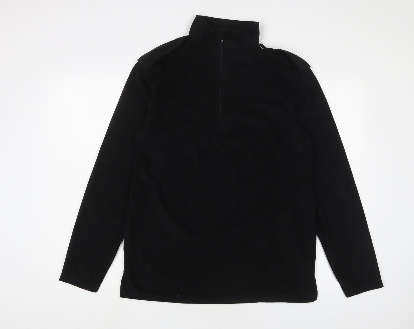 Churchill Mens Black Polyester Pullover Sweatshirt Size M