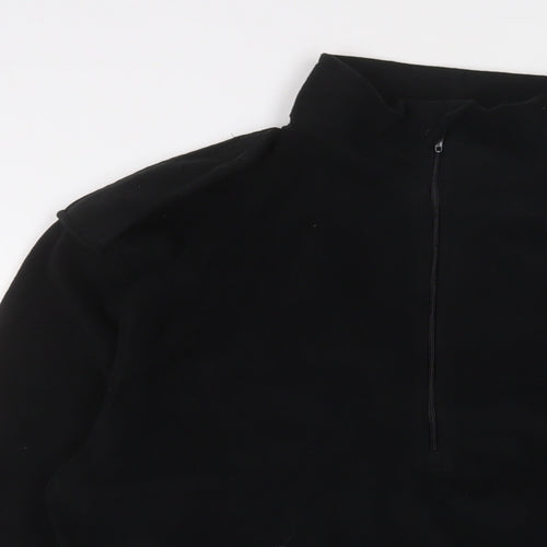 Churchill Mens Black Polyester Pullover Sweatshirt Size M