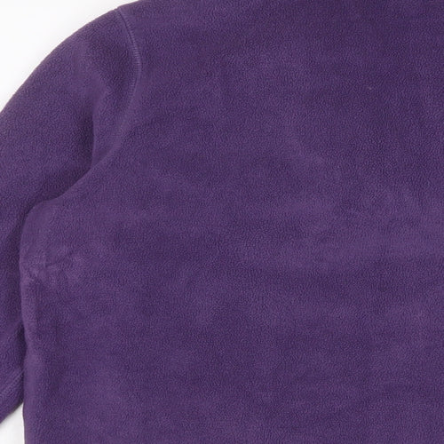 Landsend Womens Purple Polyester Pullover Sweatshirt Size M Pullover