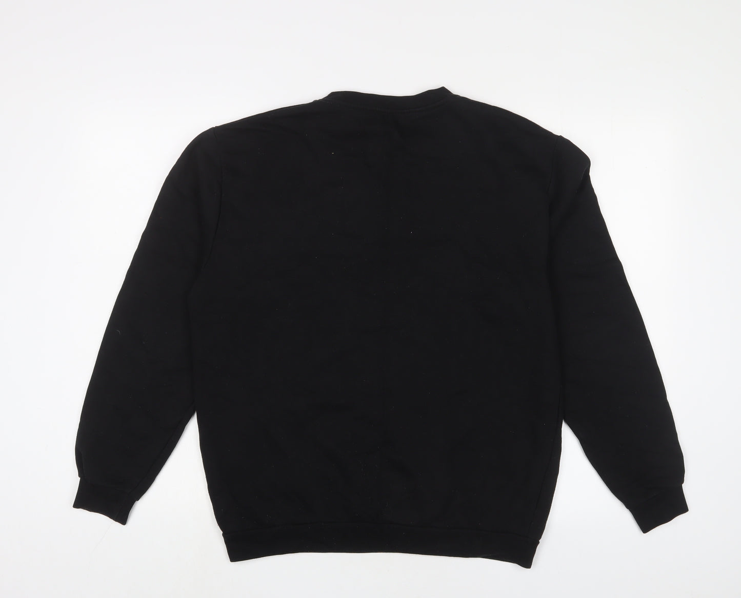 RAD. Womens Black Cotton Pullover Sweatshirt Size L Pullover