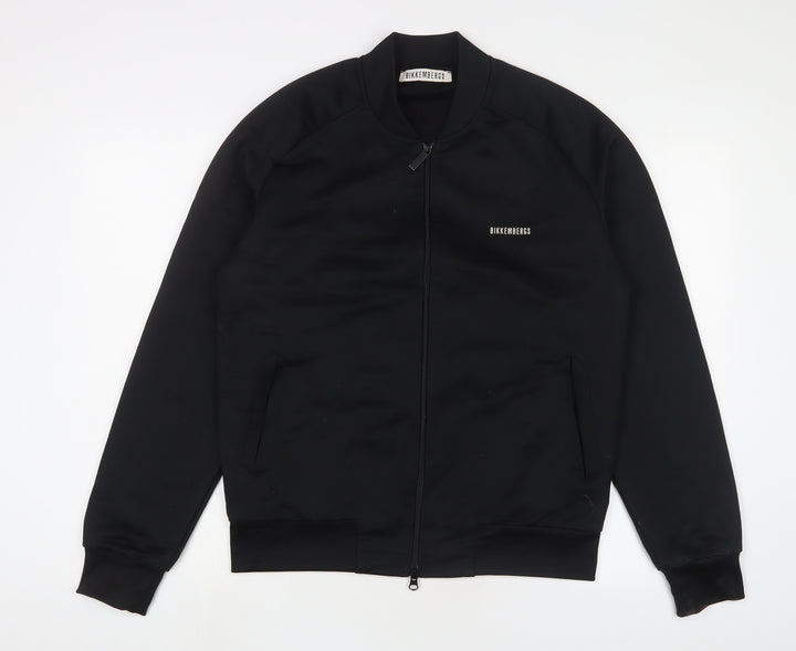 Bikkembergs Mens Black Polyester Full Zip Sweatshirt Size M