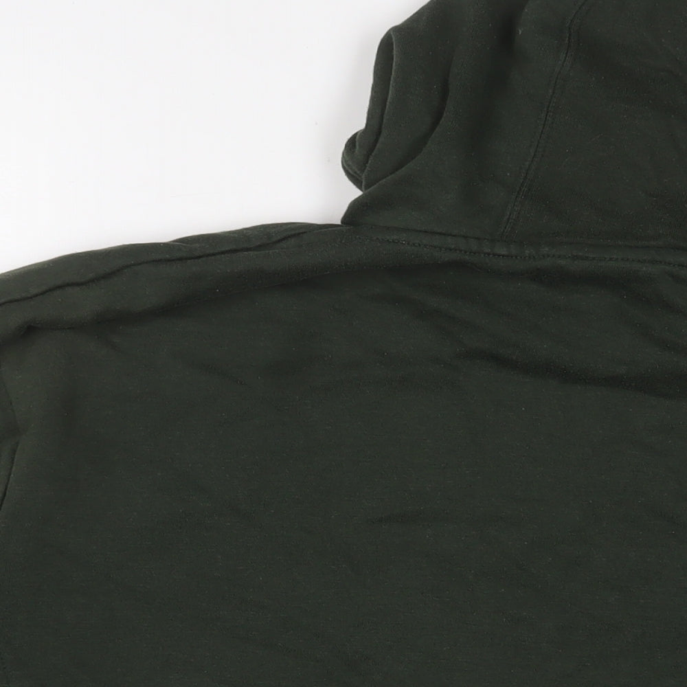 Slazenger Mens Green Cotton Pullover Hoodie Size XL