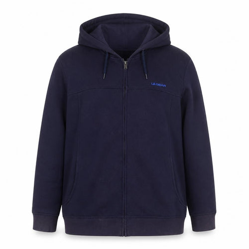 LA Gear Womens Blue Cotton Full Zip Hoodie Size 18 Zip