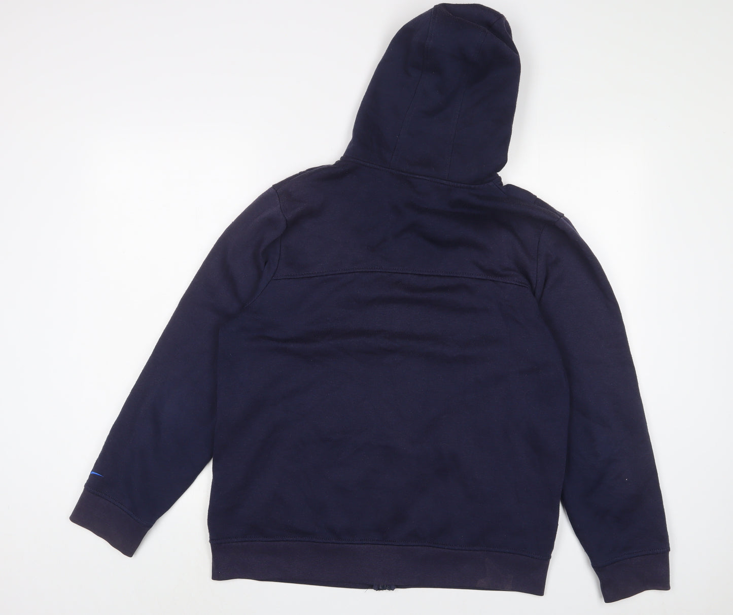LA Gear Womens Blue Cotton Full Zip Hoodie Size 18 Zip