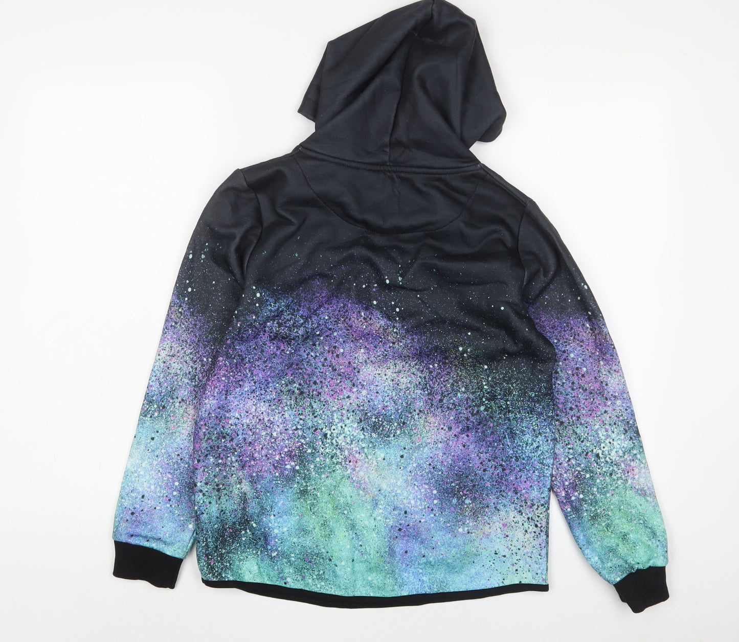 DFND Boys Blue Polyester Pullover Hoodie Size 13-14 Years Zip