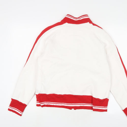 Lotto Girls Red Cotton Full Zip Sweatshirt Size 15-16 Years Zip
