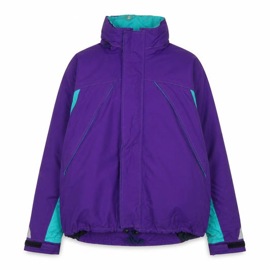 Front view of Freestyle women’s purple jacket, size M, zip