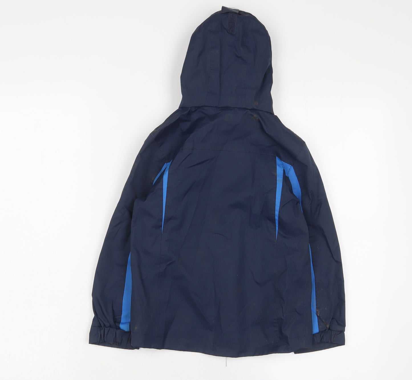 adidas Boys Blue Basic Coat Blazer Size 5-6 Years Zip