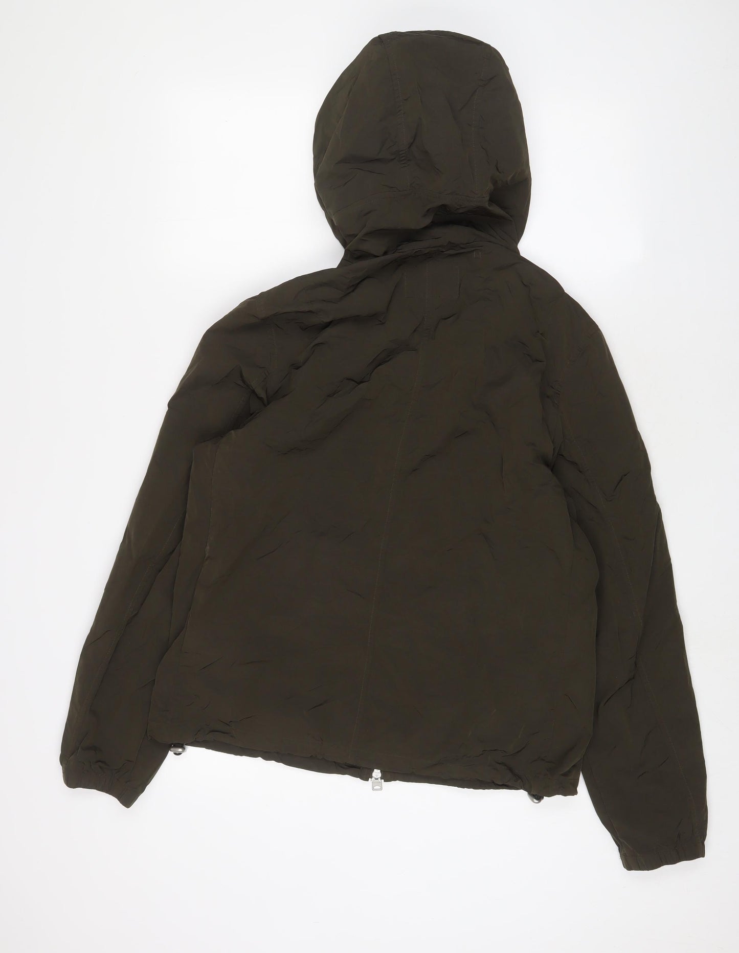 AllSaints Mens Green Jacket Size S Zip - Zip Pockets