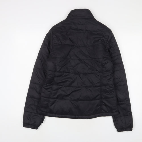 Port Authority Womens Black Puffer Jacket Jacket Size M Zip