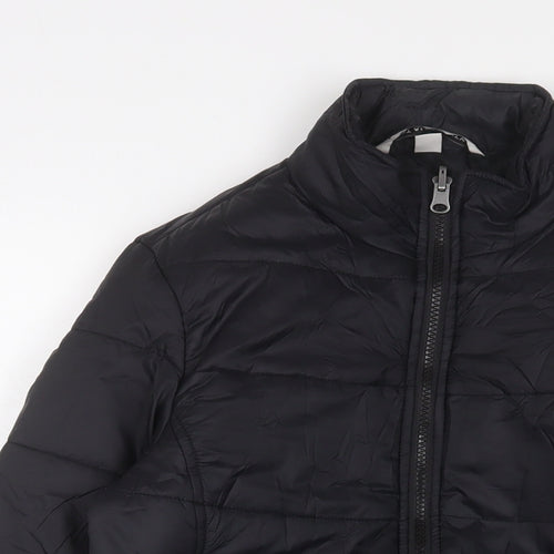 Port Authority Womens Black Puffer Jacket Jacket Size M Zip
