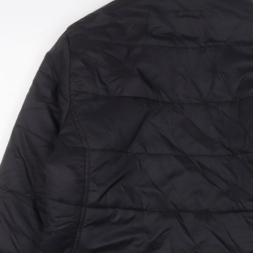 Port Authority Womens Black Puffer Jacket Jacket Size M Zip