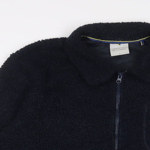 Larsson & Co Mens Blue Jacket Size L Zip