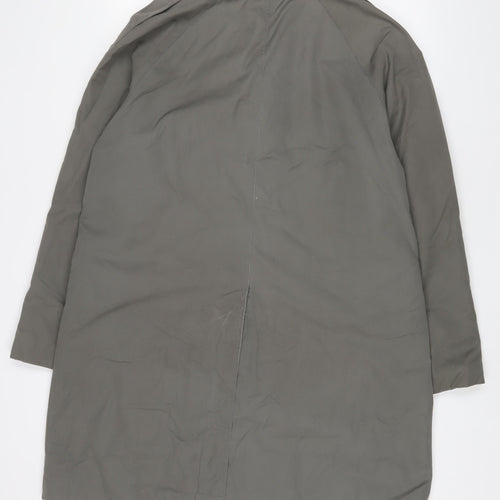 C&A Mens Green Jacket Coat Size L Button