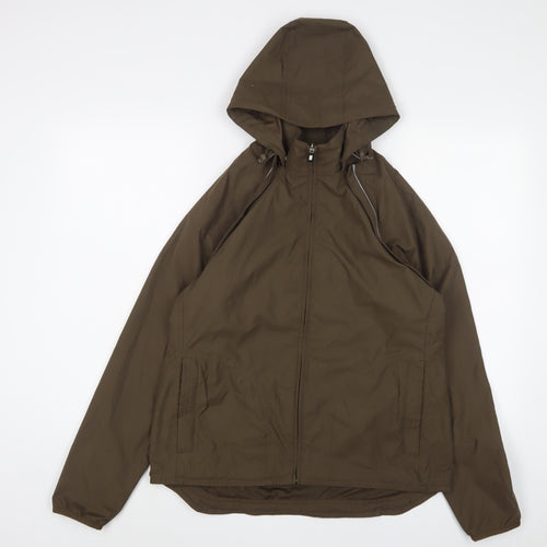 Landsend Womens Brown Jacket Size S Zip