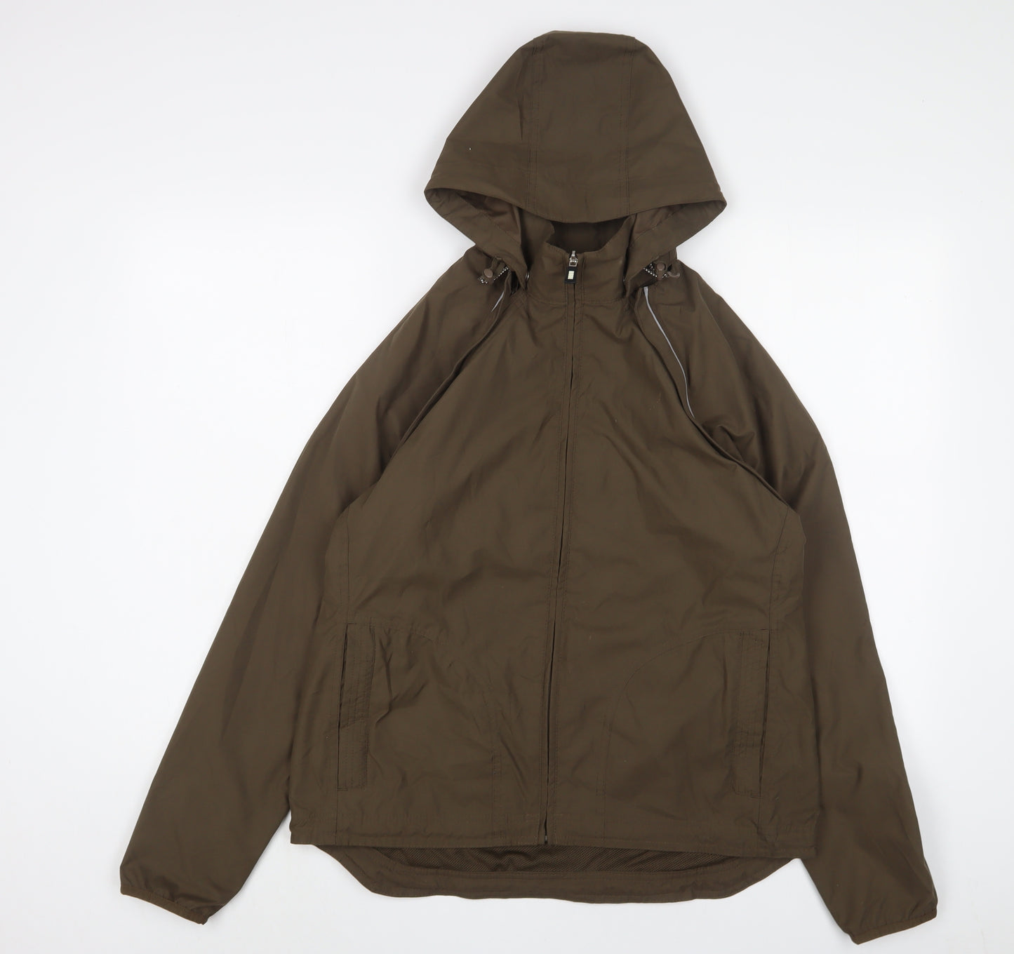 Landsend Womens Brown Jacket Size S Zip