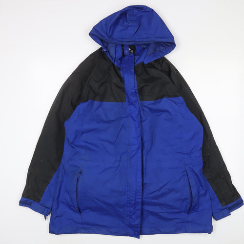 Snowdonia Womens Blue Jacket Coat Size 16 Zip