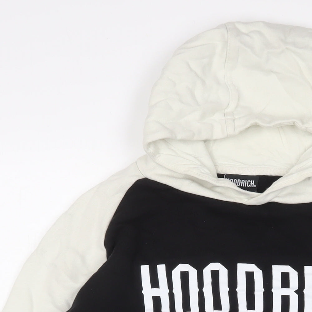 Hoodrich Mens Black Cotton Pullover Hoodie Size XS