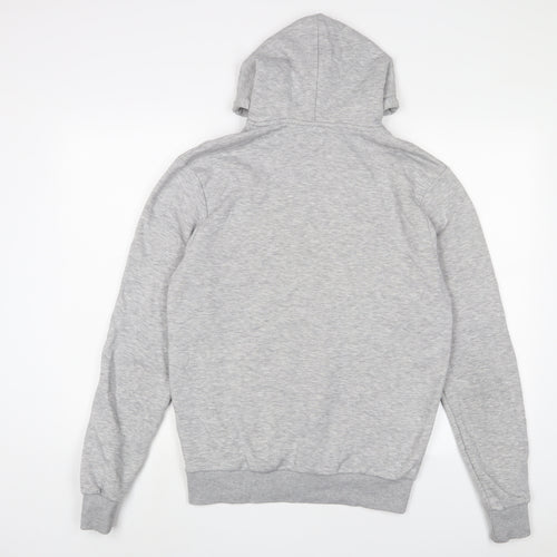 Coulture Club Mens Grey Cotton Pullover Hoodie Size XS - Embroidered