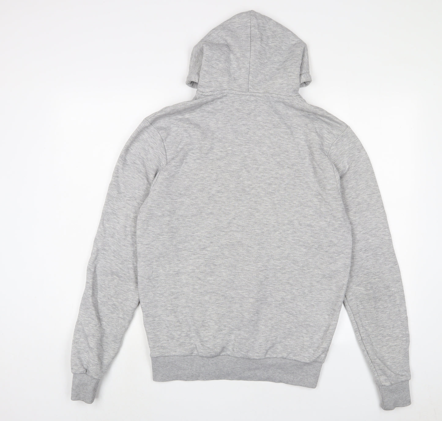 Coulture Club Mens Grey Cotton Pullover Hoodie Size XS - Embroidered