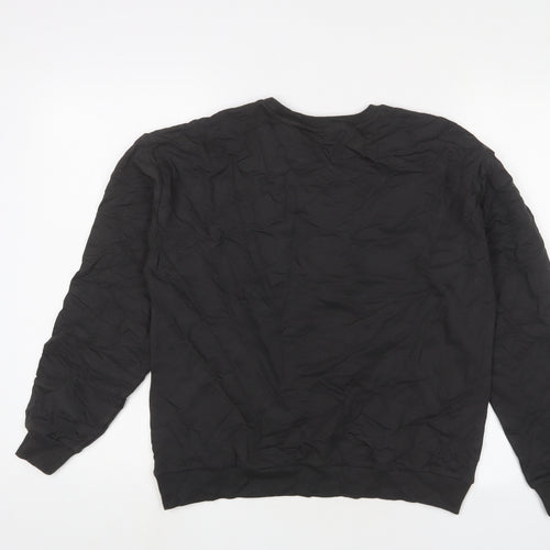 acdc Womens Grey Cotton Pullover Sweatshirt Size 10 Pullover