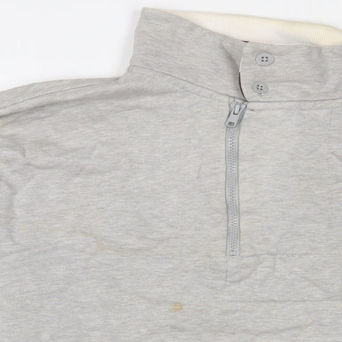 Nautica Mens Grey Cotton Pullover Sweatshirt Size L