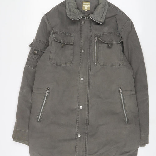 Republic Mens Brown Jacket Size M Zip