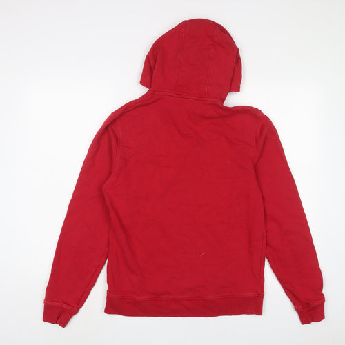 US Polo Assn. Mens Red Cotton Pullover Hoodie Size S