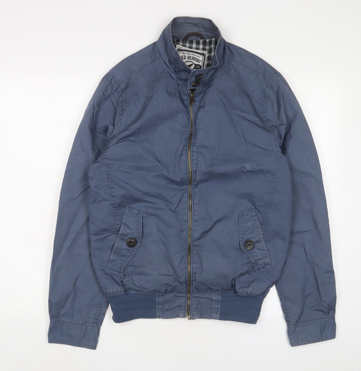 Red Herring Mens Blue Jacket Size S Zip