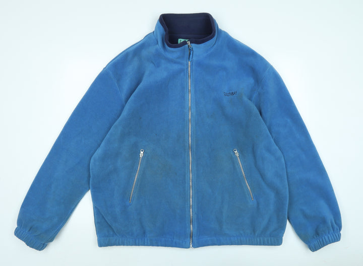 South Bay Mens Blue Jacket Size XL Zip - Logo