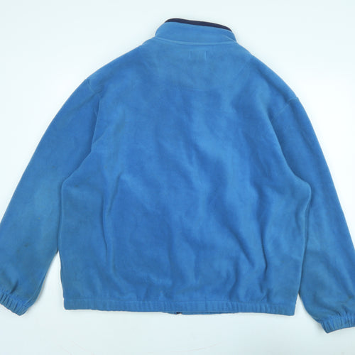 South Bay Mens Blue Jacket Size XL Zip - Logo