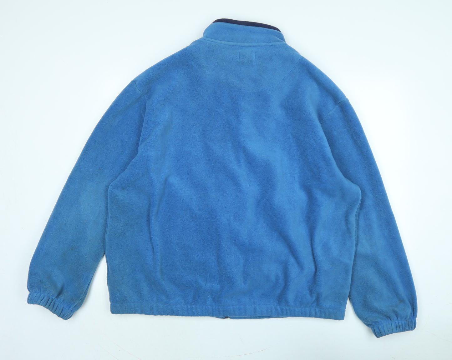 South Bay Mens Blue Jacket Size XL Zip - Logo