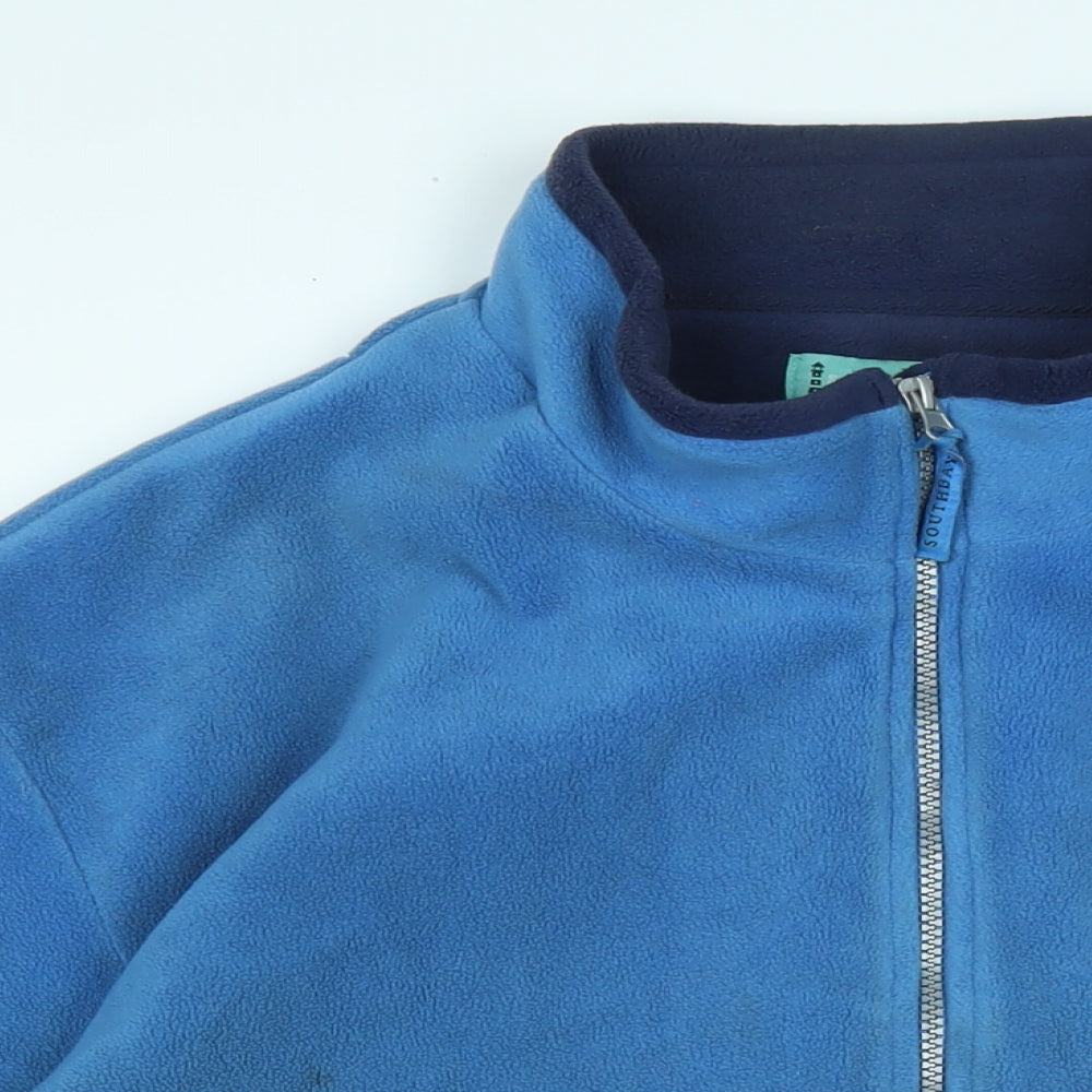 South Bay Mens Blue Jacket Size XL Zip - Logo