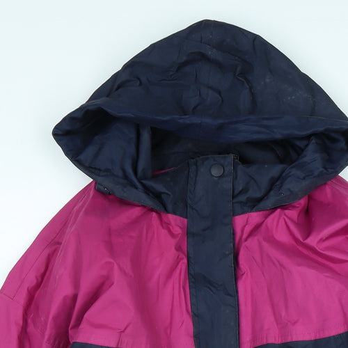 Snowdonia Womens Blue Anorak Coat Size 16 Zip - Logo