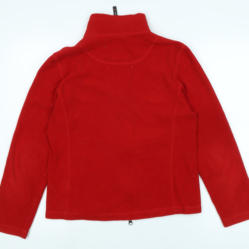 Cintamani Womens Red Jacket Size M Zip - Logo