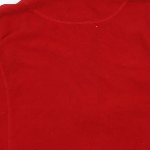 Cintamani Womens Red Jacket Size M Zip - Logo