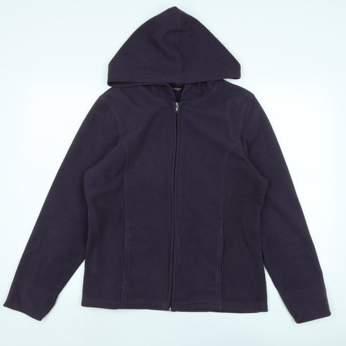 La Redoute Womens Purple Jacket Size M Zip - Logo