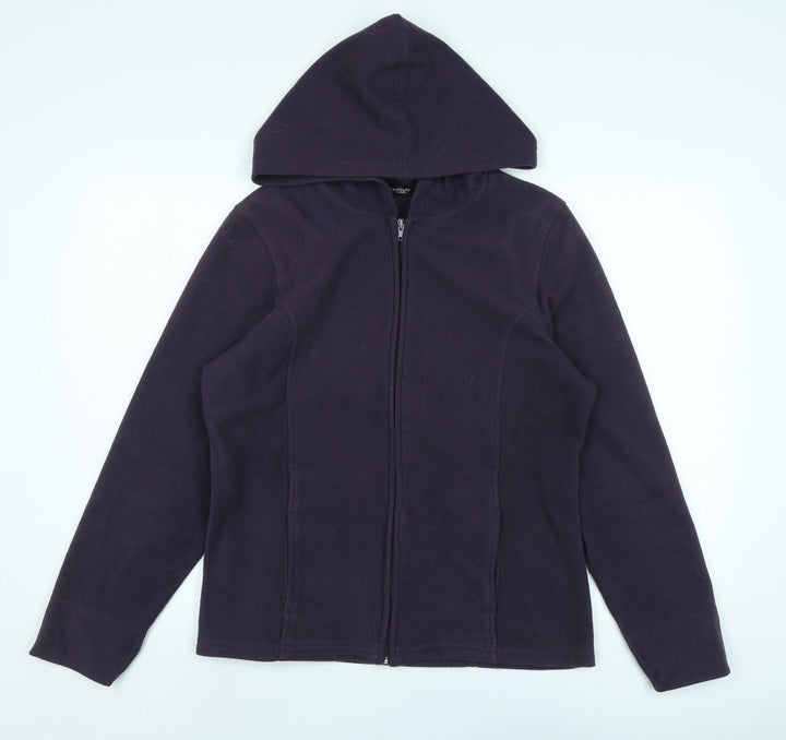 La Redoute Womens Purple Jacket Size M Zip - Logo