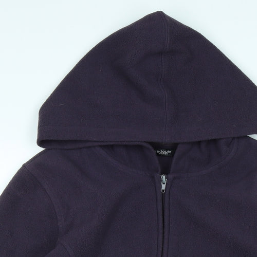 La Redoute Womens Purple Jacket Size M Zip - Logo