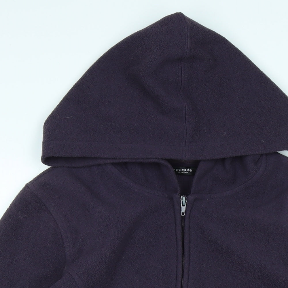 La Redoute Womens Purple Jacket Size M Zip - Logo