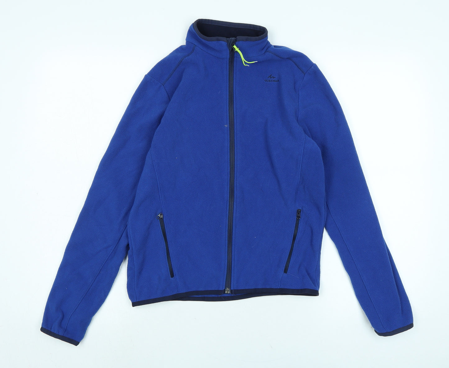 Decathalon Boys Blue Jacket Size 12-13 Years Zip - Quechua