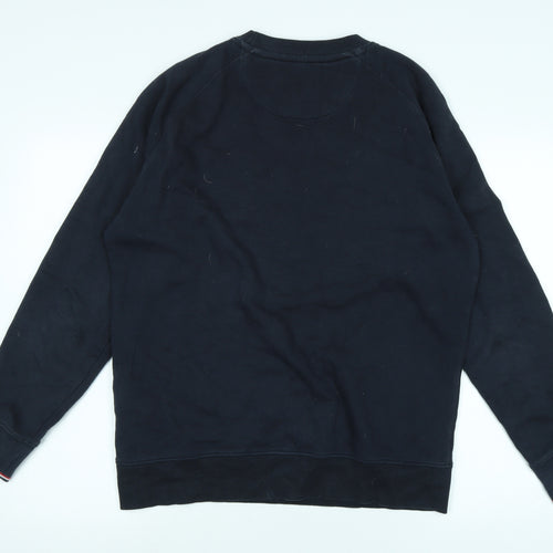 celio* Womens Blue Cotton Pullover Sweatshirt Size M - C'est La vie