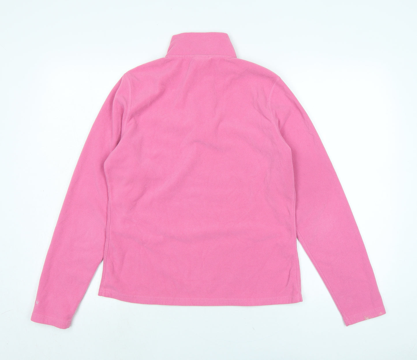 The North Face Womens Pink Mock Neck Polyester Pullover Jumper Size M - The North face