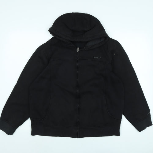 LA Gear Womens Black Jacket Size 18 Zip - Logo